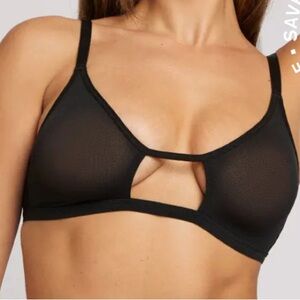 Negative Underwear Sieve Cutout Bra